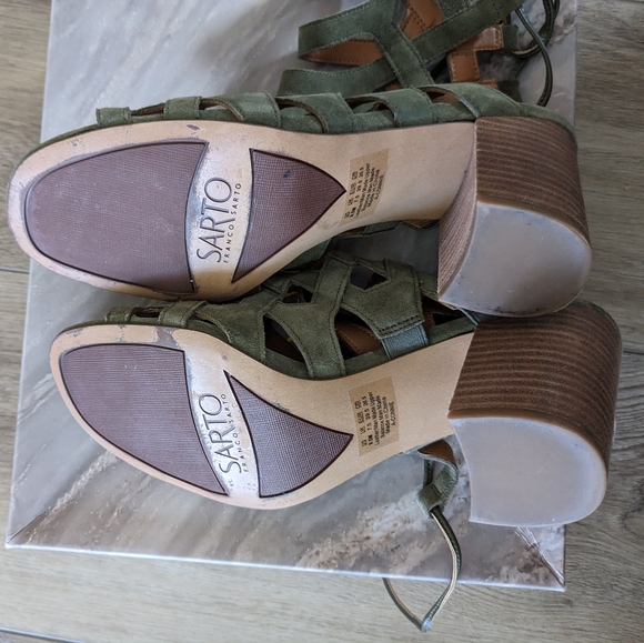 Franco Sarto Gladiator Block Heels - Picture 5 of 6